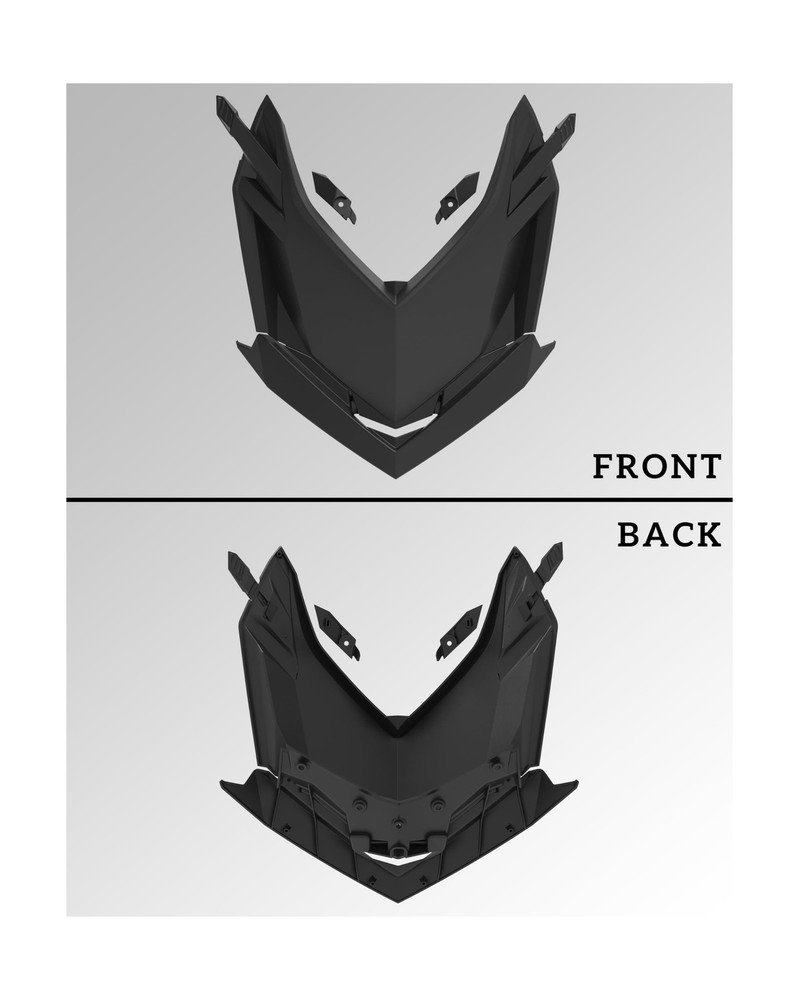 SAUTVS Front Deflector Replacement Lid for Spark, Front Upper Storage Cargo B...