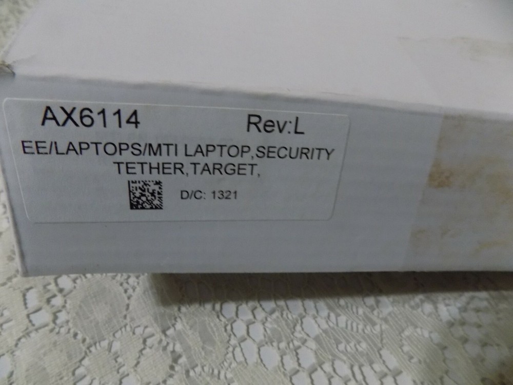 NEW MTI Laptop Security - AX6114 Tether Target, Complete in Box,