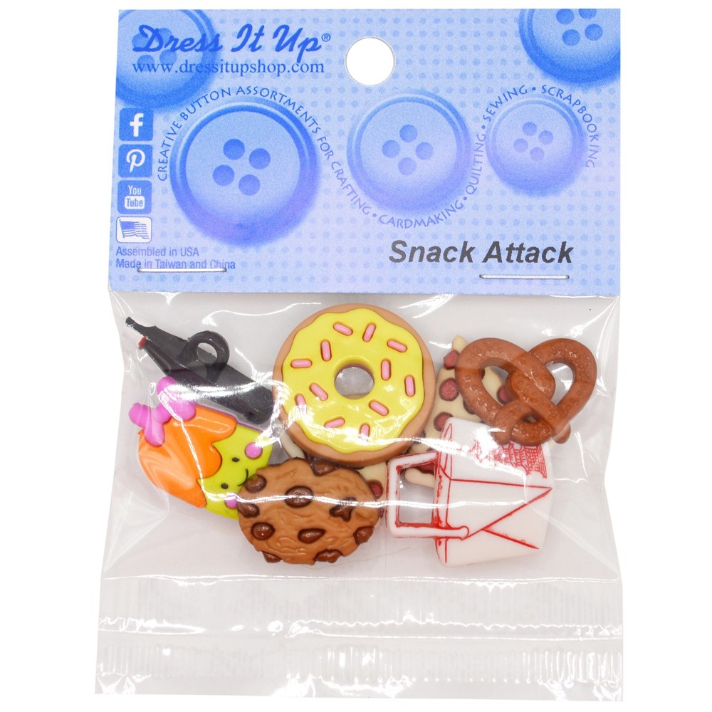 Dress It Up Embellishments-Snack Attack