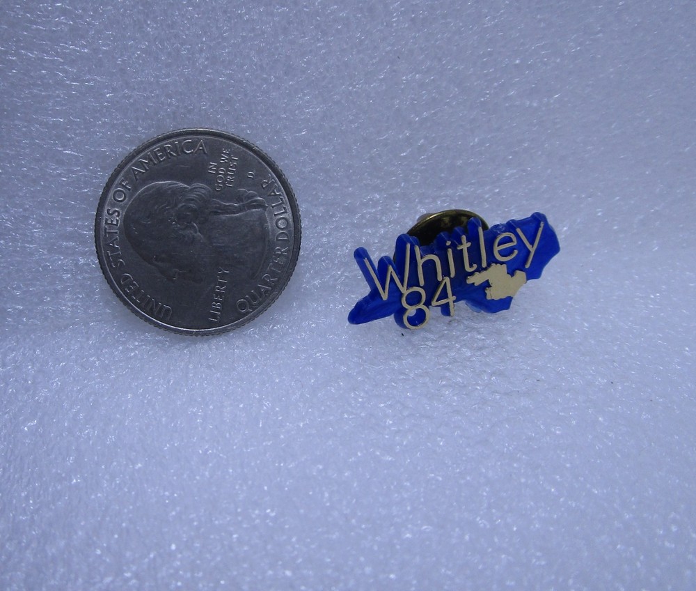 Whitley 84 Political Plastic Pin