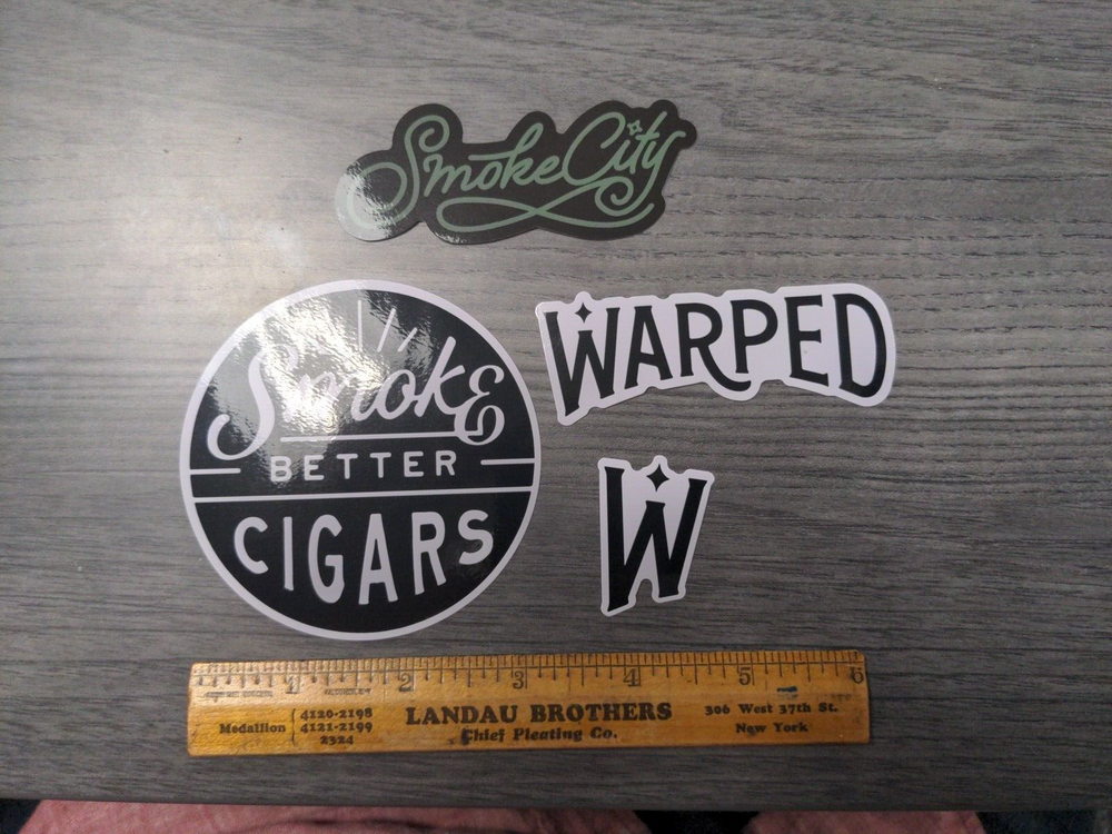 Warped Smoke Better Cigars Stickers
