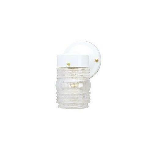 Jelly Jar Outdoor Downlight, (White)