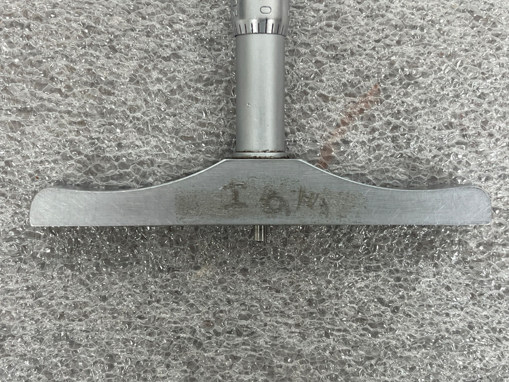 Brown & Sharpe 608 Depth Micrometer Gauge with 5 Interchangeable Rods