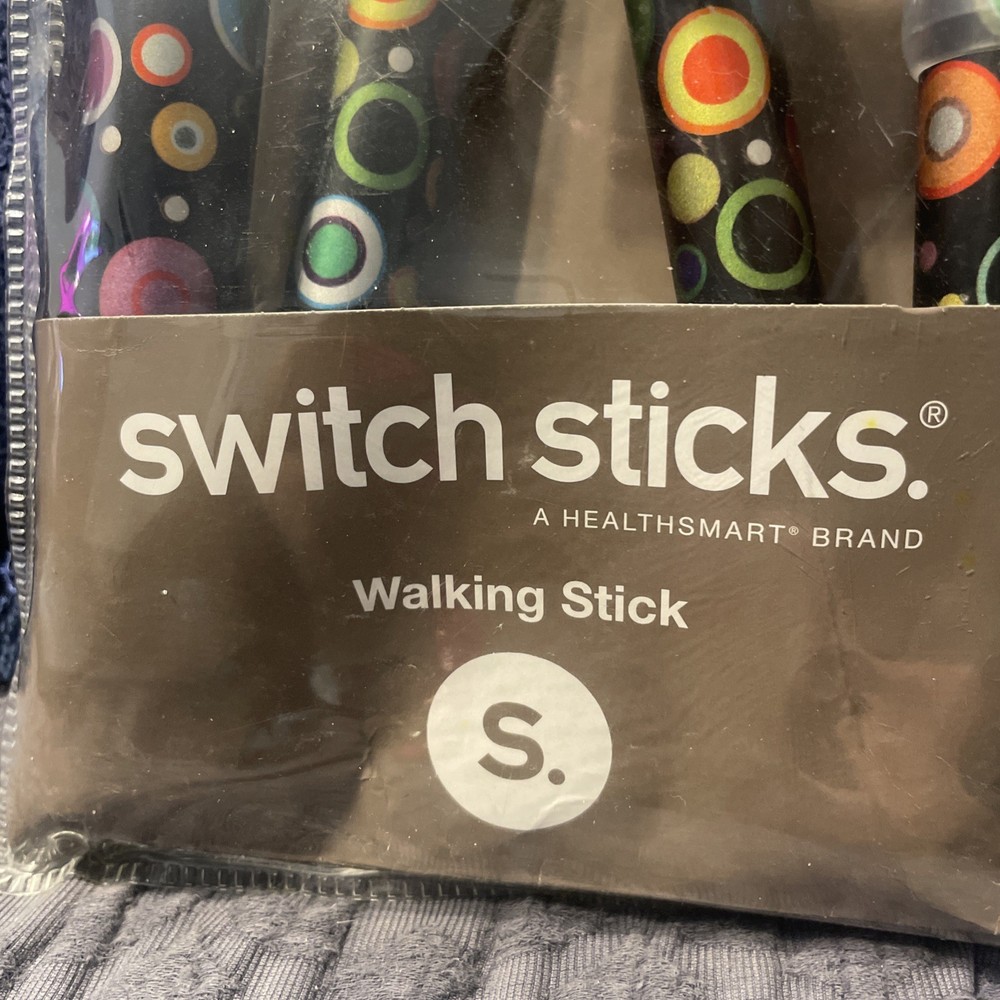 Switch Sticks Walking Cane. Foldable & Adjustable from 32-37in. 264 lbs