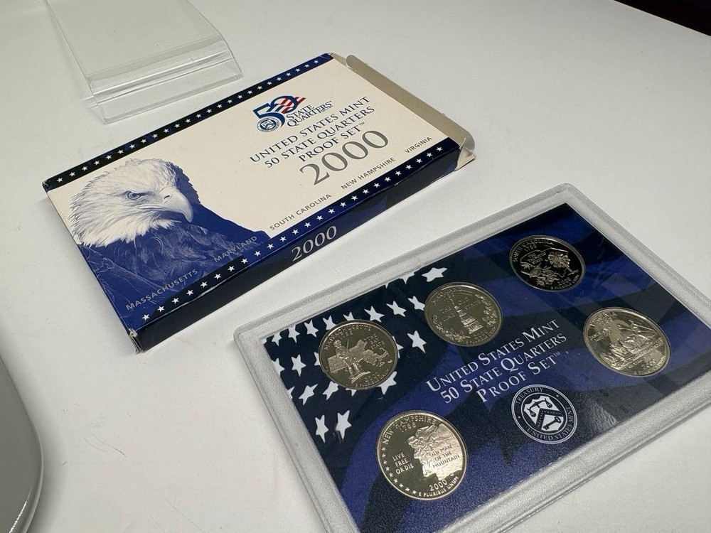 US Mint 2000 State Quarters Proof Set with COA