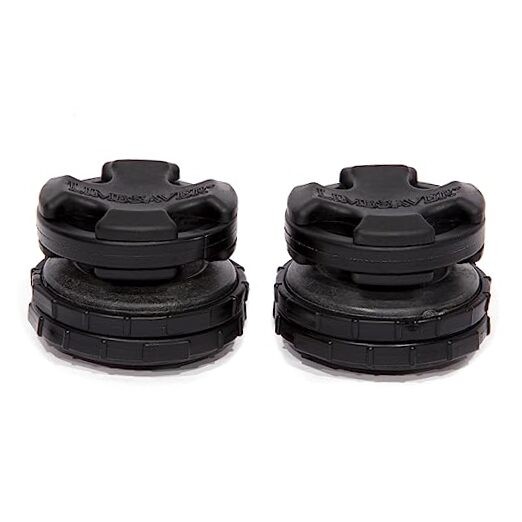 Broadband Dampener for Split Limb Compound Bows Black