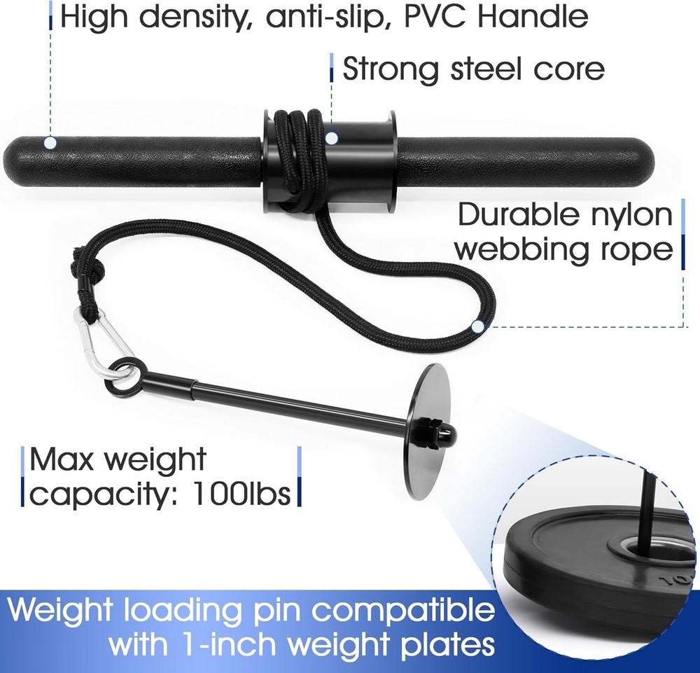 Wrist and Forearm Blaster - Wrist Roller & Forearm Roller for Training, Worko...
