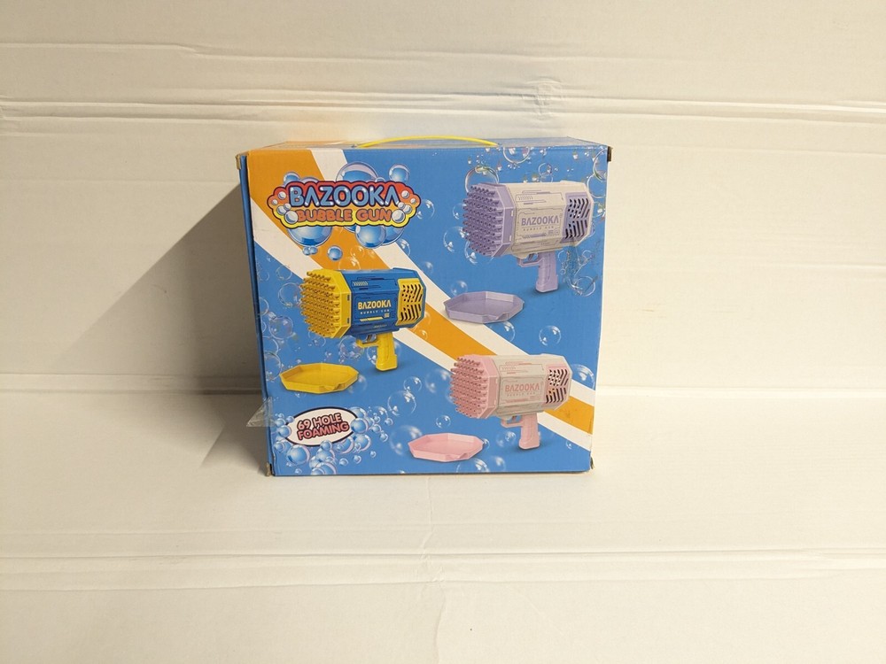 Bubble Gun Bazooka Launcher Pink Bubble Bazooka Bubble Machine Toy