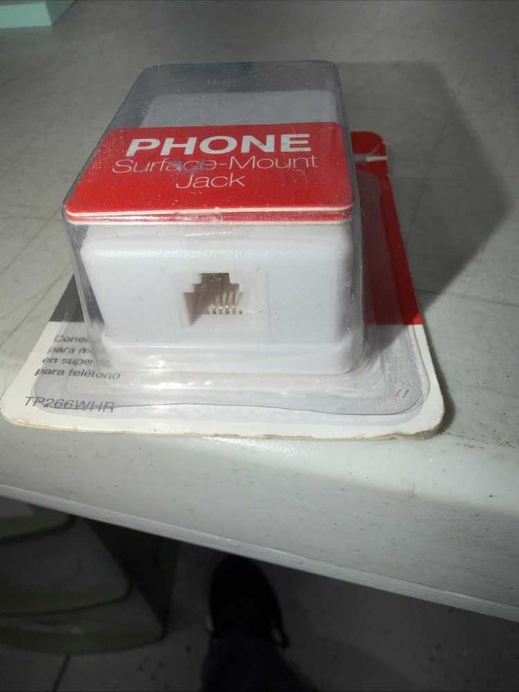 RCA TP266WHR Phone Surface-Mount Jack Connector {12}