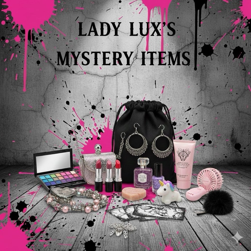 Lady Lux Mystery Items. Includes 6-12 Items. Could Include Literally ANYTHING.