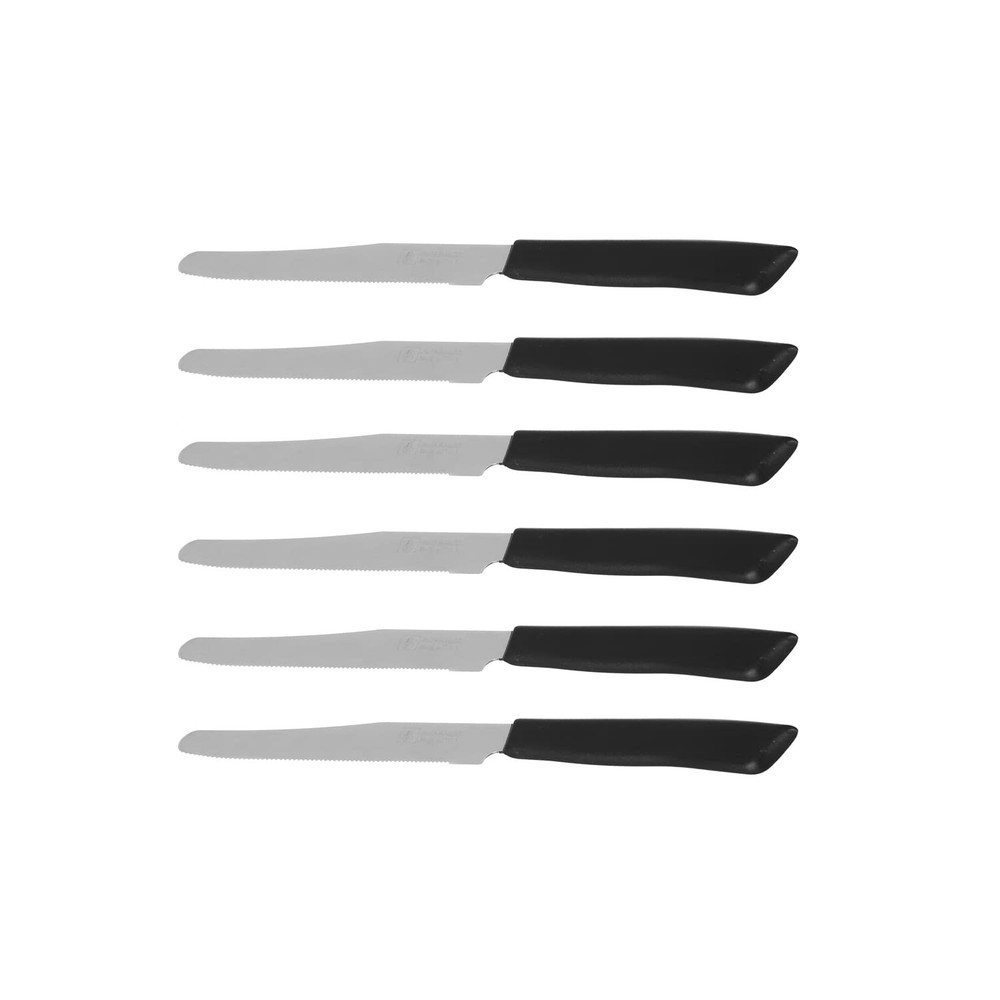 Italian Knives 6 Pack Black