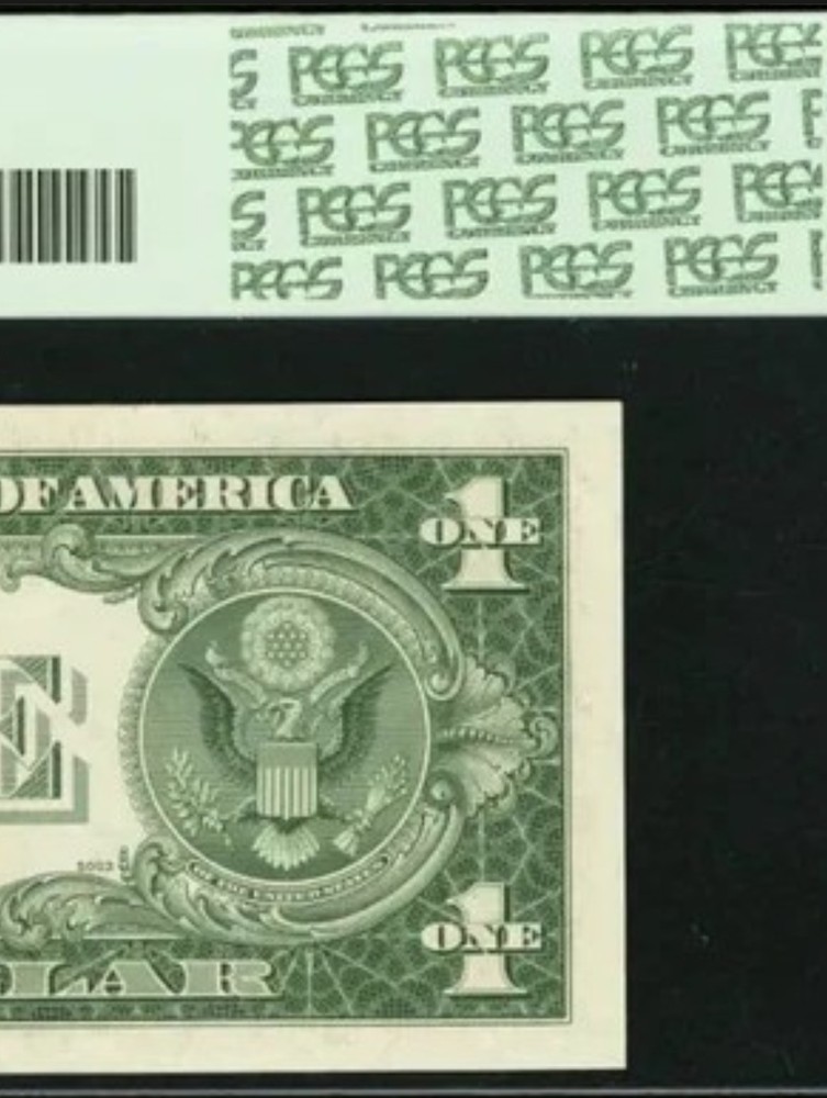 Rare True Binary Near Solid 1935 D $1 Silver Certificate "00111111" Gem 65 PPQ