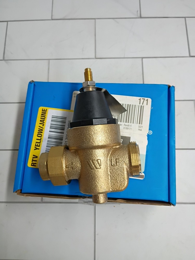 Watts 3/4" LFN45BM1-U Lead-Free Water Pressure Reducing Valve (PRV) New OB