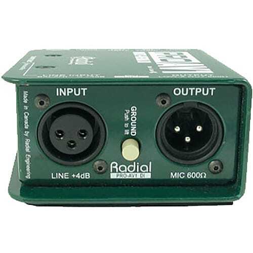 Radial Engineering ProAV1 1-channel Passive A/V Direct Box