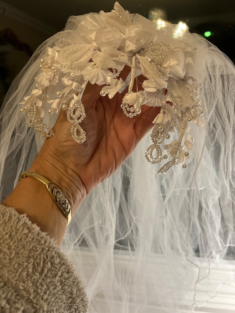 Vintage Wedding Or First Communion Veil
