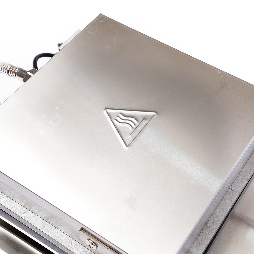 16-Grid Waffle Baker Commercial Nonstick Waffle Machine Time Temperature Control