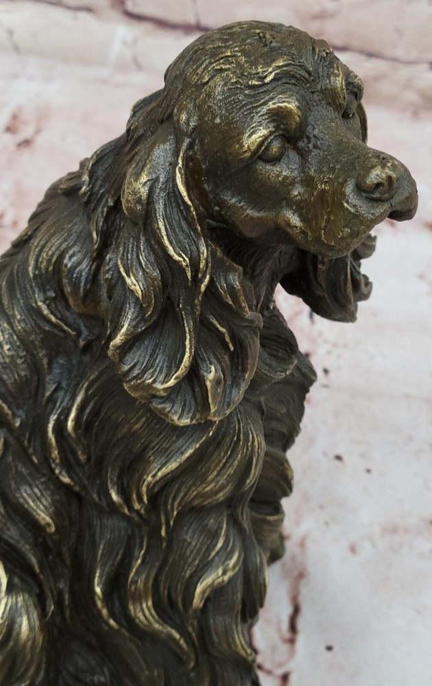 Exquisite Solid Bronze Cocker Spaniel by Artist Williams Perfect Pet Lover