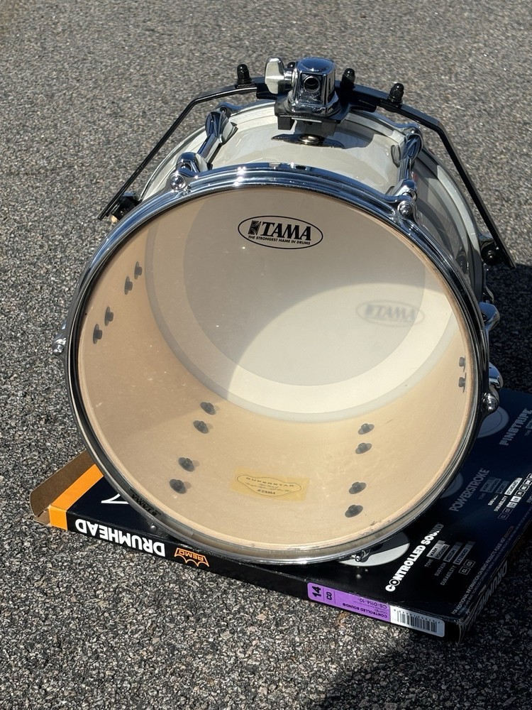 TAMA SUPERSTAR 12” White Rack Tom DRUM