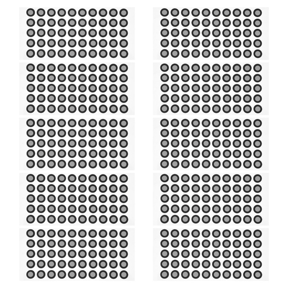 10 Sheets 3D Scanning Identification Reflective Marker Reference Point Markers
