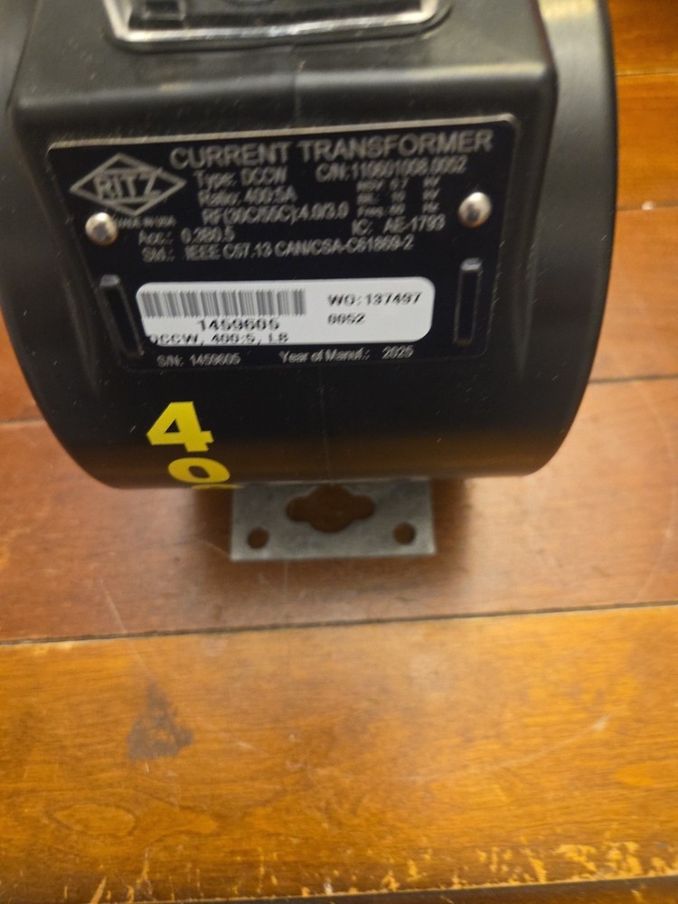 Ritz Current Transformer DCCW 400