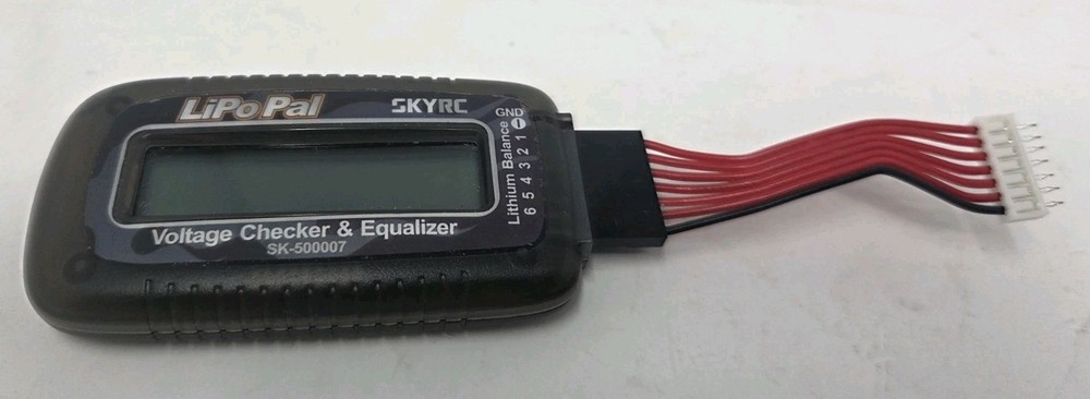 SKYRC LiPoPal Lipo Battery Voltage Checker 2-6S Equalizer Self Voltage Balancer