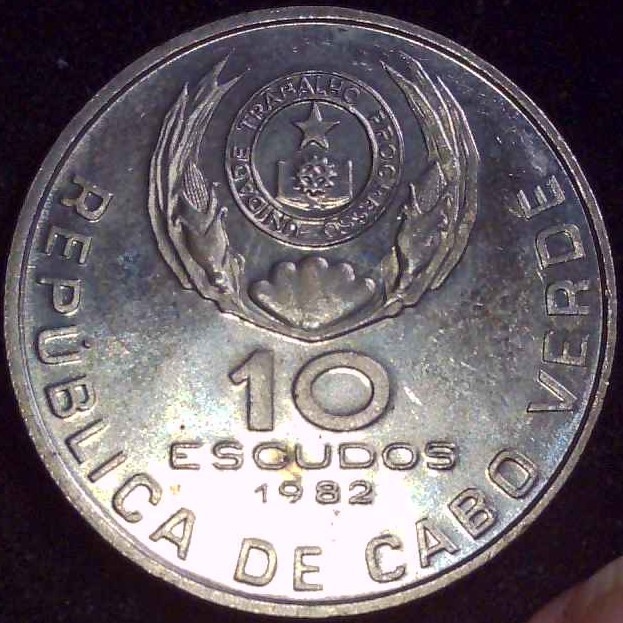 Cape Verde - 1982 - 10 Escudos - KM19