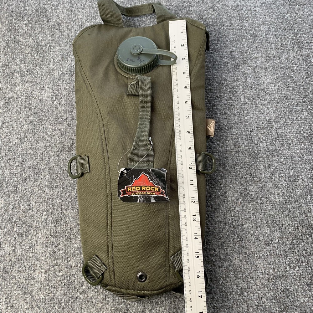 Red Rock Hydration System Carrier Army Green Camelback Two Pouches “NO BLADDER”
