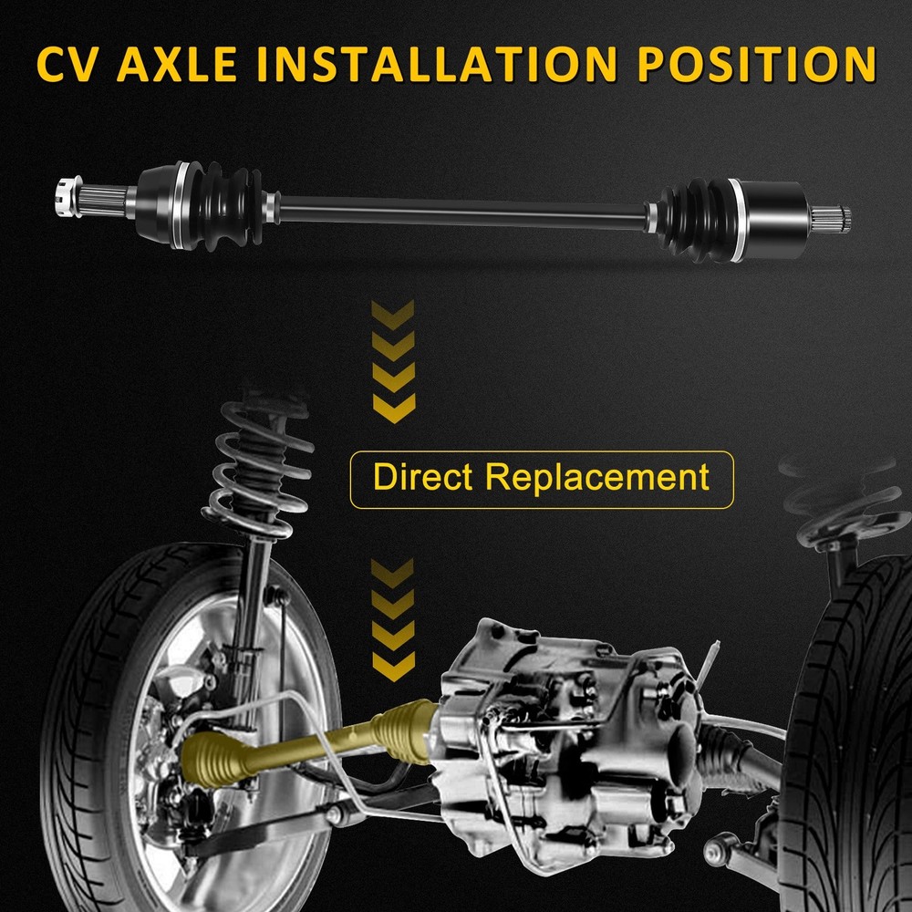 2Pcs Front Left Right For 2010-2012 Polaris Ranger XP 800 CV Axle