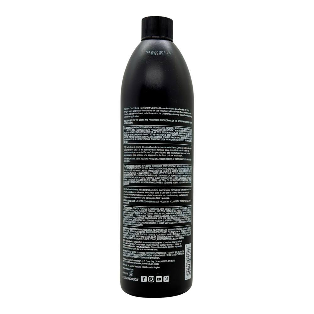 Kenra Color 9 Volume Demi-Permanent Creme Activator 16oz Developer