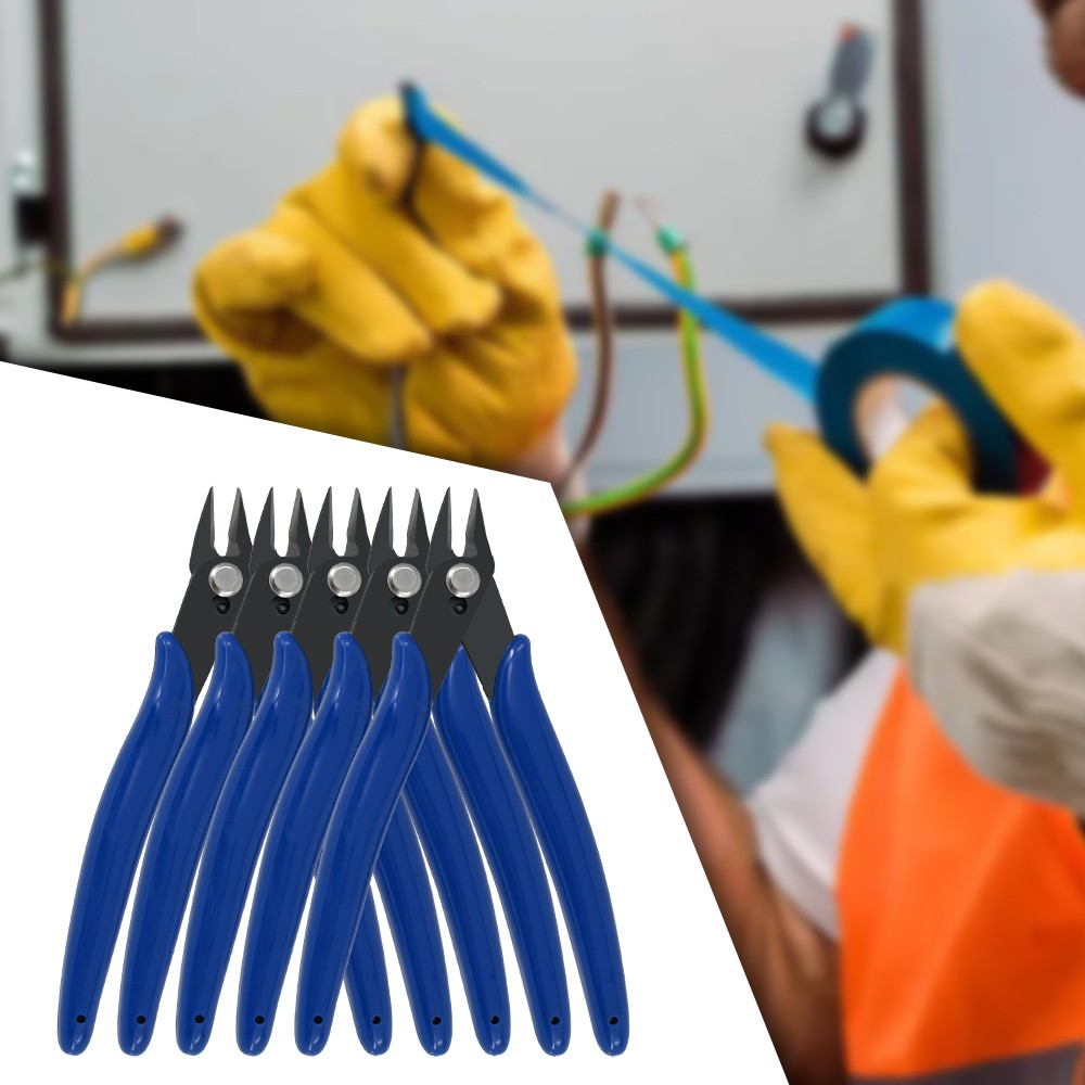 5x Micro Flush Cutter, 2 Pack Small Wire Cutters Spring Loaded Cutting Plier