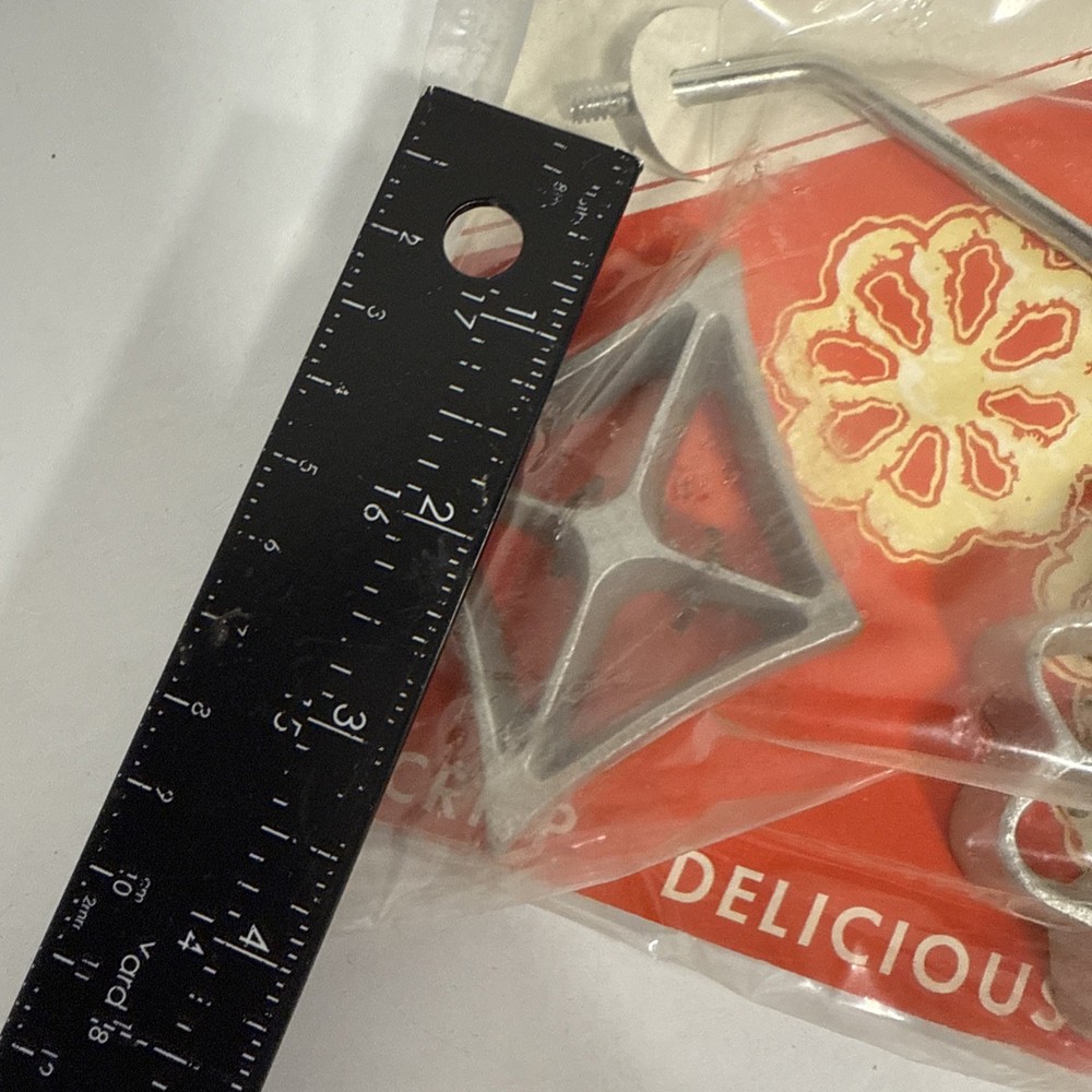 Hirco Waffle Maker Cookie Baking Shells Molds Aluminum Butterly Diamond Rosette