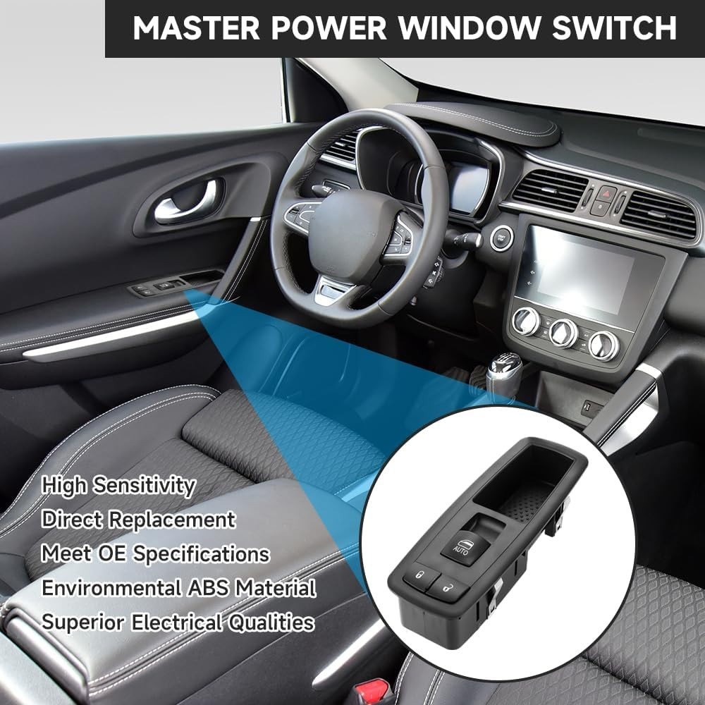 Front Right Passenger Side Master Power Window Switch Fit for Jeep Grand Cheroke