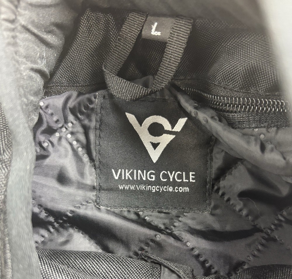 Viking Cycle Motorcycle Jacket Size Large