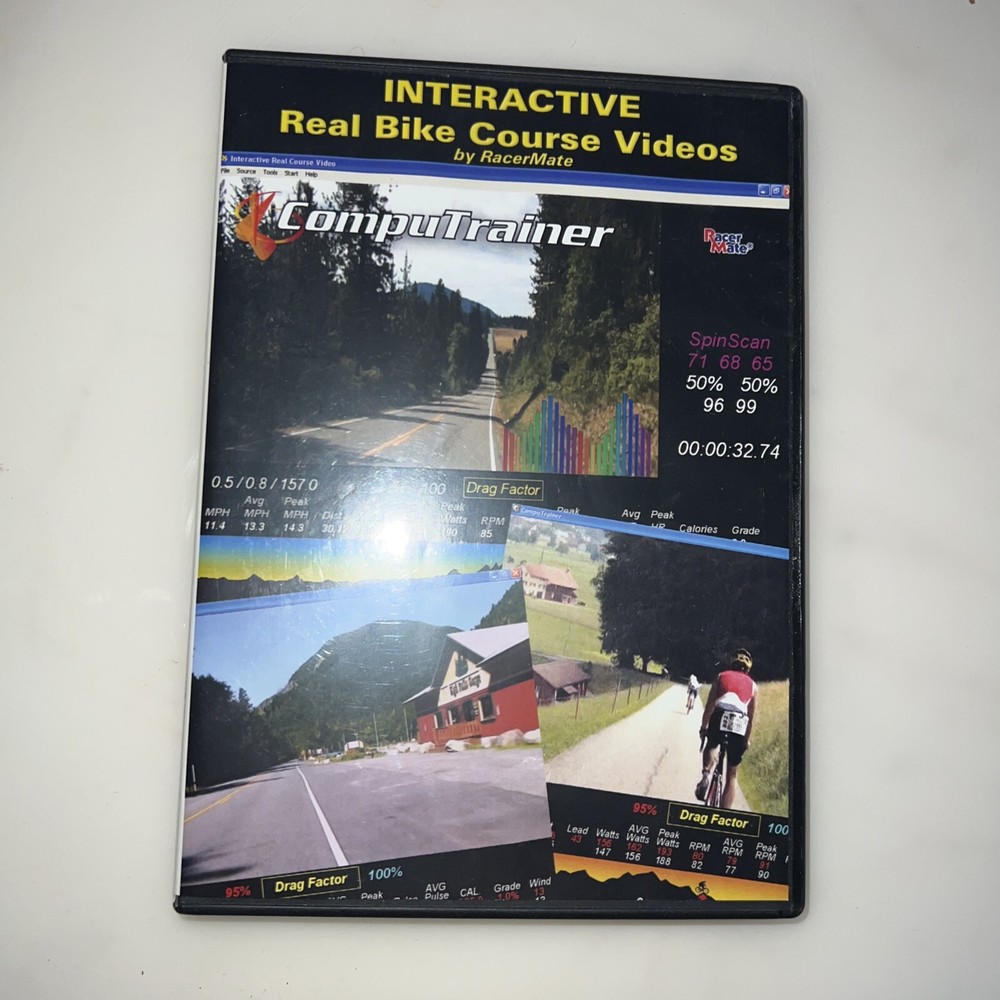 Interactive Real Bike Course Videos RacerMate Computrainer Cycling Software