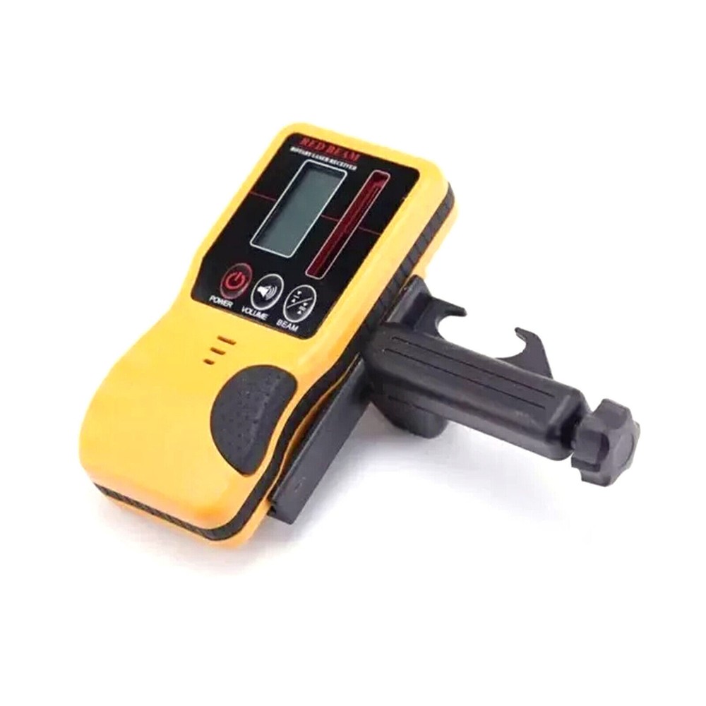 Universal Red Beam Rotary Laser Receiver Dual Display Detecto