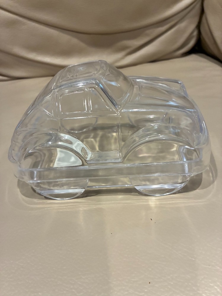 TRINKET BOX PLASTIC CAR NWT