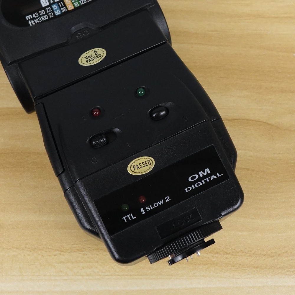 Promaster 5550DX Digital Flash AF Tested Working FOR OLYMPUS OM MOUNT