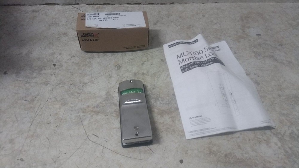 Corbin ML193 V20 26D 2-3/8 In Overall Width Mechanical Exit Device Trim