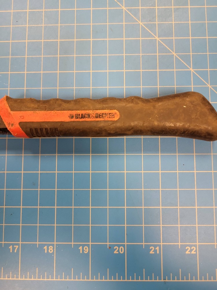 Black Decker Claw Hammer Nail Puller Tool Woodworking Carpentry Hand Tool