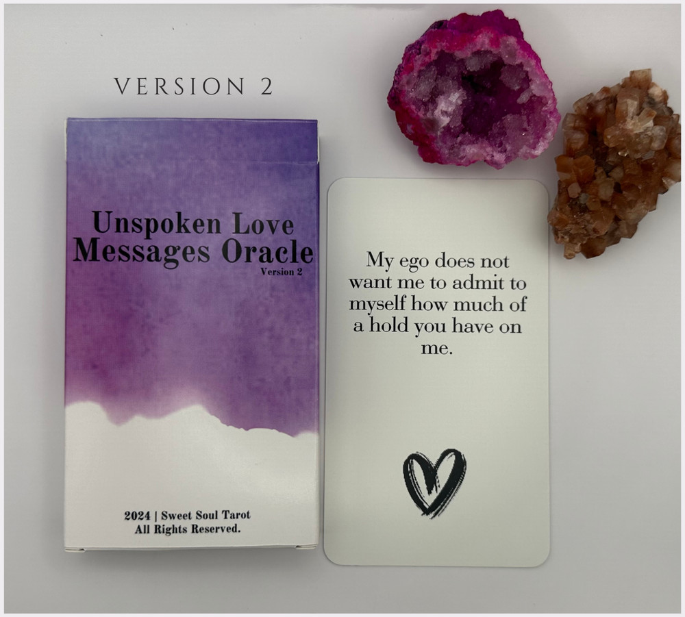 Unspoken Love Messages Oracle Deck - VERSION TWO