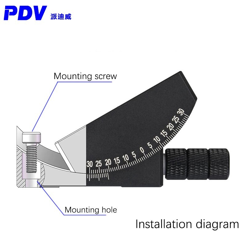 Manual tilt Angle station camera adjustment rack Large Angle ±45° Size 60*60