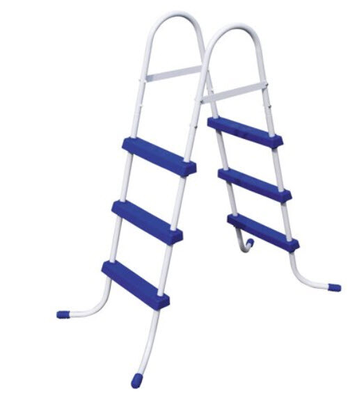 NEW Sturdy  Pool Ladder 42" Strong Steps Stability no Slip Rust Resistant