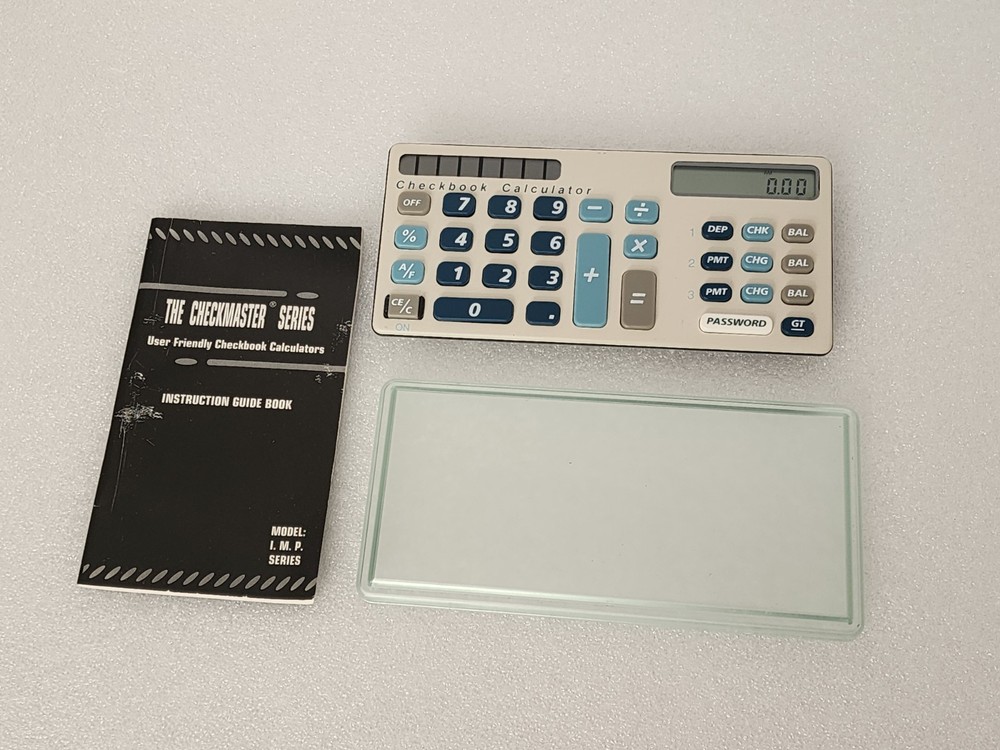 Vintage Checkmaster IMP Series Checkbook Calculator