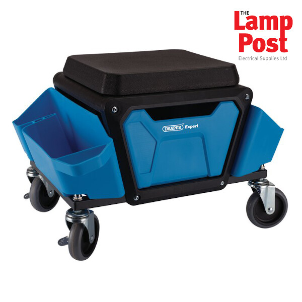Draper 23716 Work Stool Workshop Creeper Blue