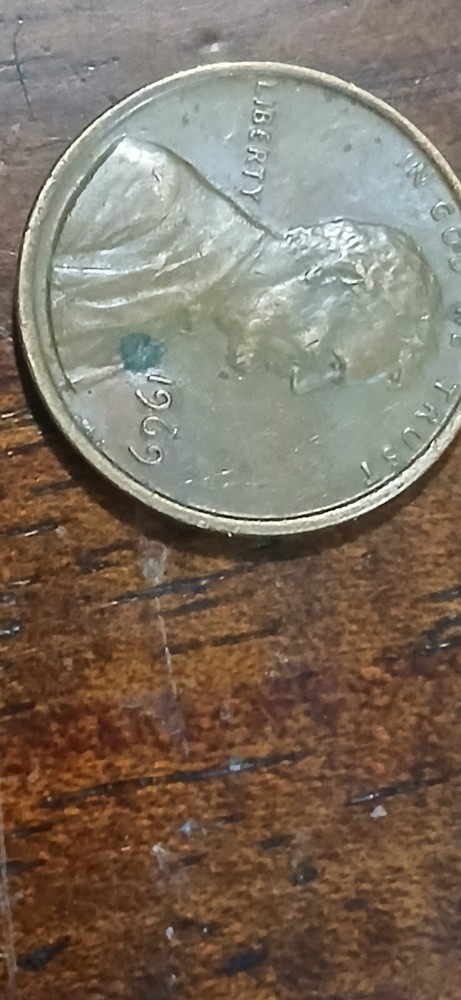 1969 No Mint Mark ERROR Lincoln Penny
