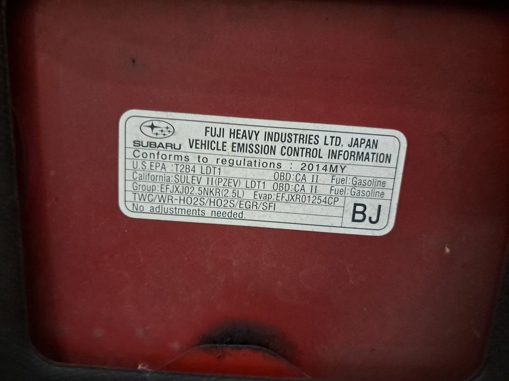 Rear 2014 Forester Camera/Projector Sku#4244785