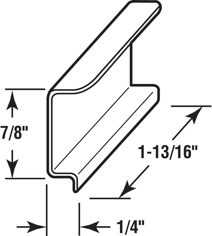 20 Pack - Square Aluminum Pull Tabs for Window Screens - Mill