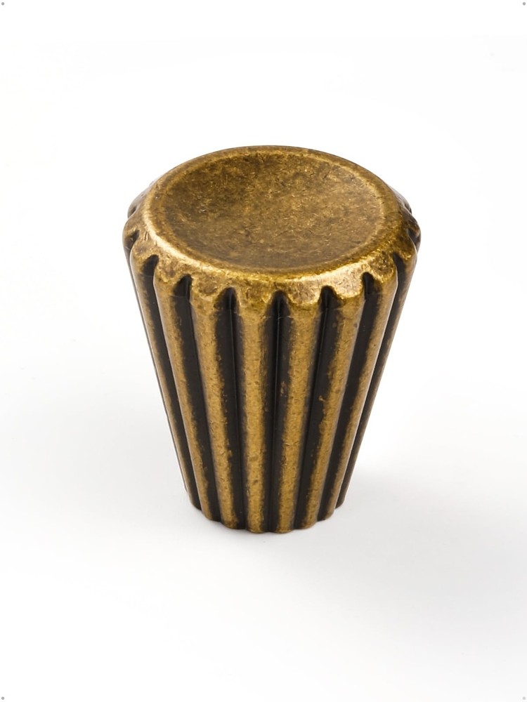 10 Pack Antique Brass Cabinet Knobs Vintage Round Dresser Knobs Kitchen Cupbo...