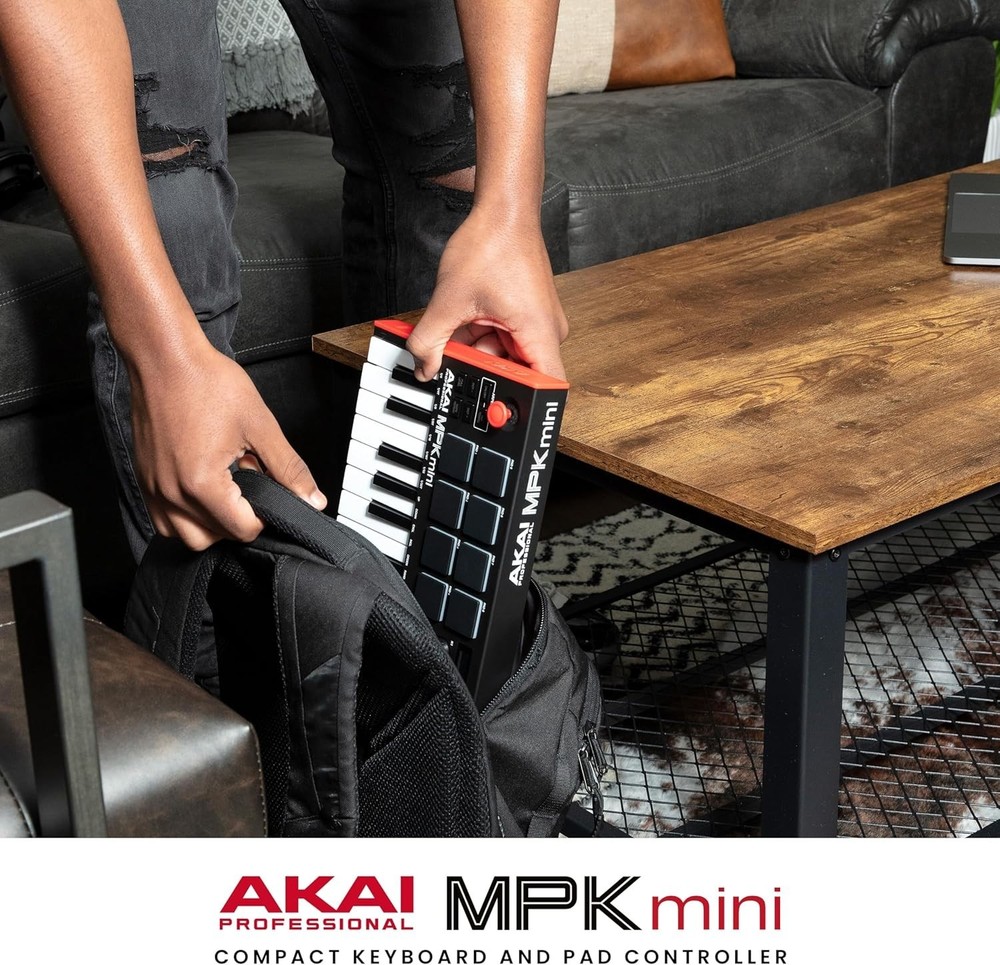 Professional MPK Mini MK3: 25-Key MIDI Controller with NKS Integration & Effects