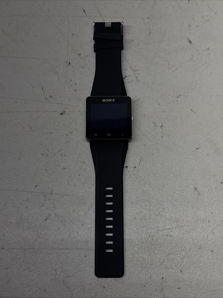 Sony Smart Watch SW2 For Android Bluetooth,with charger And Box EUC Tested Works